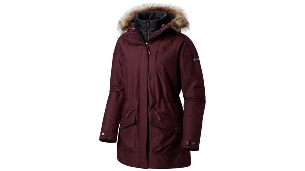 Columbia Carson Pass IC Jacket - Womens, Black Cherry, Small, 1737241522-S