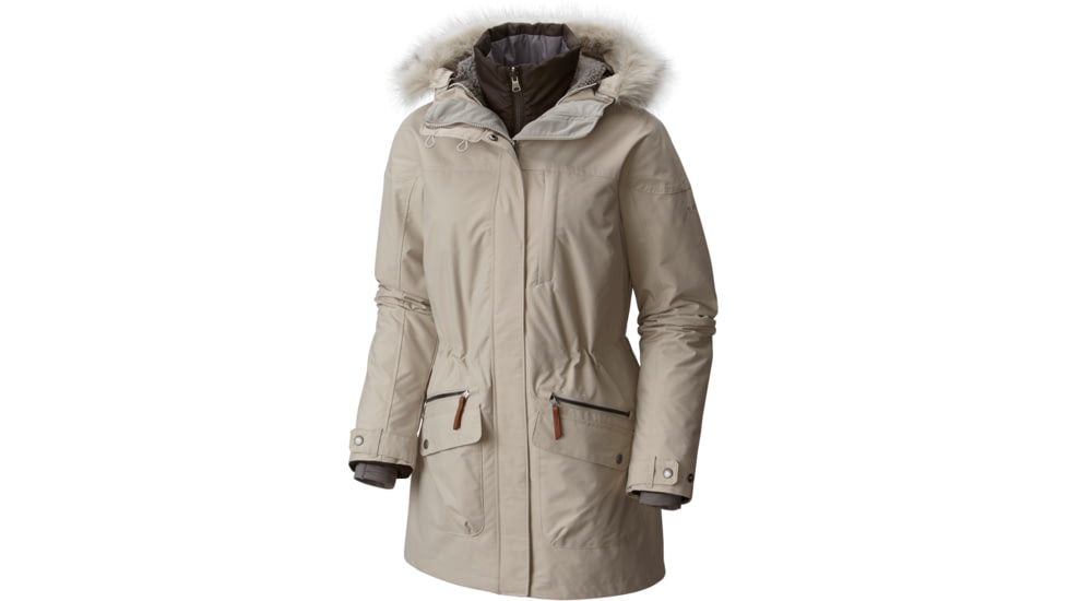 Columbia Carson Pass Interchange Jacket - Women's-Light Cloud-Large