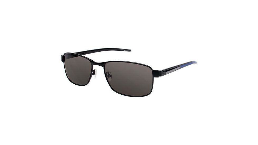 Columbia CASCO PEAK Sunglasses - Frame MATTE BLACK/MATTE BLACK, Lens Color Smoke, Size 58/17mm CBCASCOPEAK02