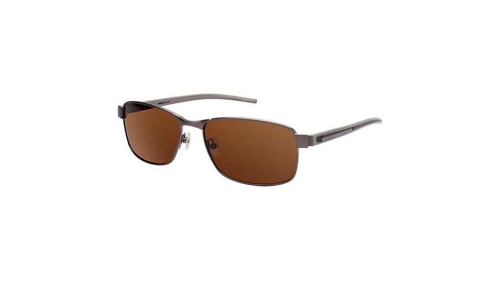 Columbia CASCO PEAK Sunglasses - Frame MATTE GRAPPA/MATTE GRAPPA, Lens Color Brown, Size 58/17mm CBCASCOPEAK03
