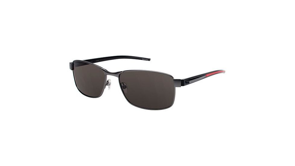 Columbia CASCO PEAK Sunglasses - Frame MATTE GUN/BLACK, Lens Color Smoke, Size 58/17mm CBCASCOPEAK01
