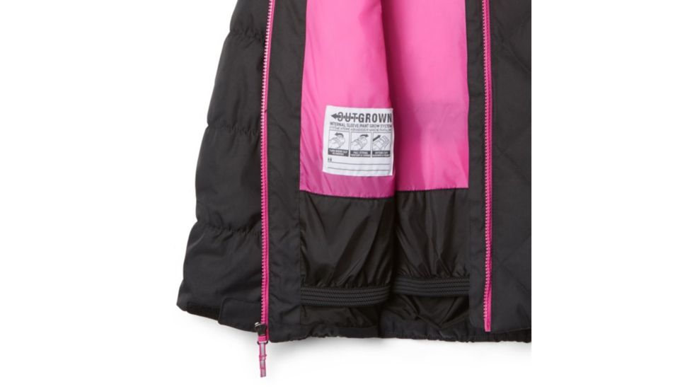 Columbia Casual Slopes Jacket - Girls, Black Heather, Extra Small, 1801311011-XS