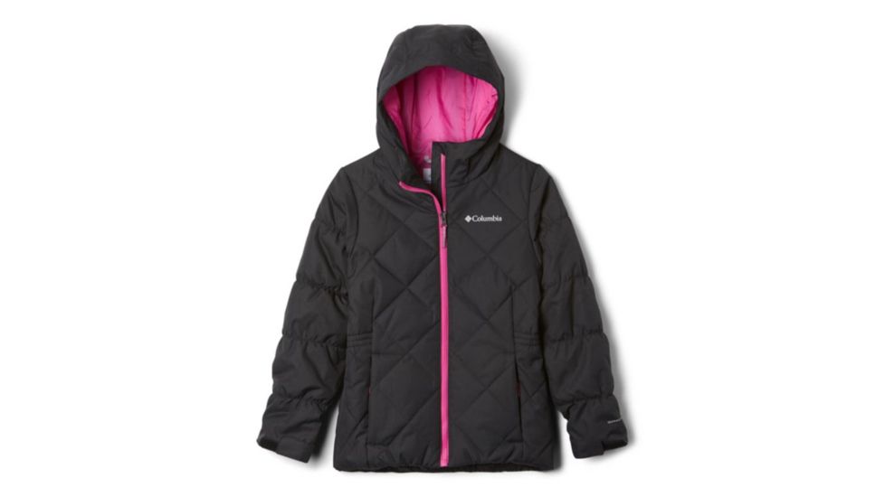 Columbia Casual Slopes Jacket - Girls, Black Heather, Extra Small, 1801311011-XS