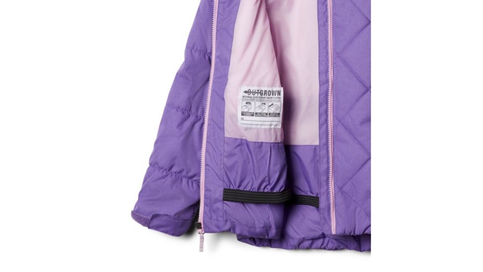 Columbia Casual Slopes Jacket - Girls, Grape Gum Heather, Extra Large, 1801311576-XL