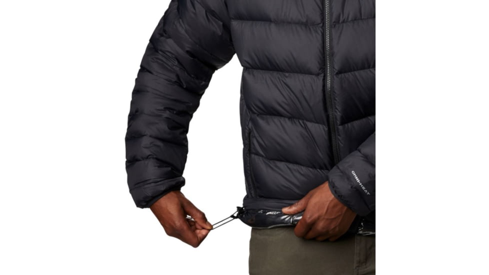 Columbia Centennial Creek Down Hooded Jacket - Mens, Black, Small, 1864491010-S