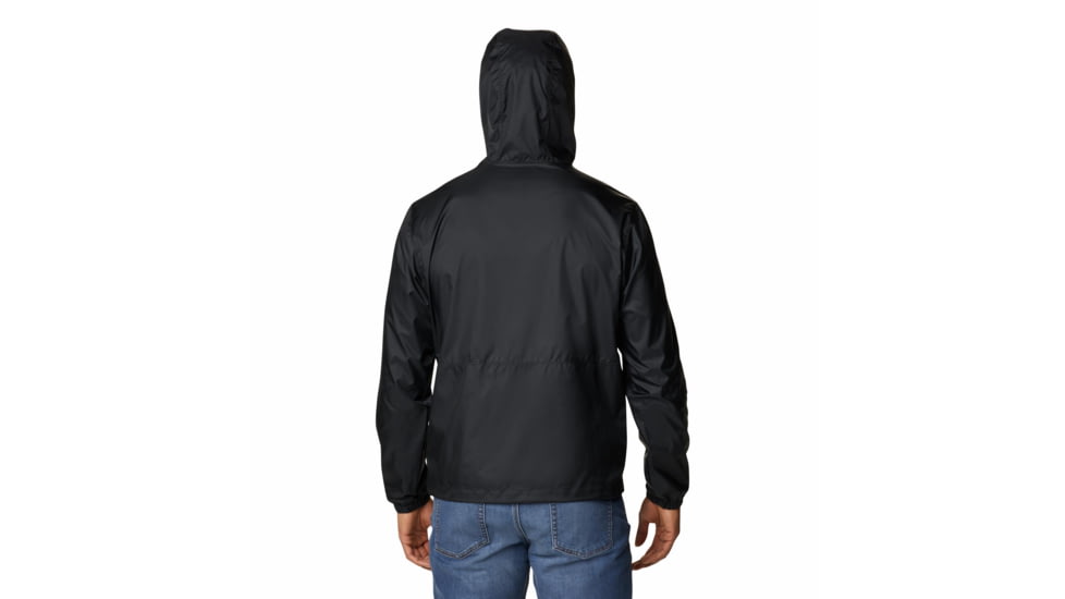 Columbia Center Ridge Windbreaker Jacket - Mens, Black/Black, Medium, 1809431012Black, BlackM
