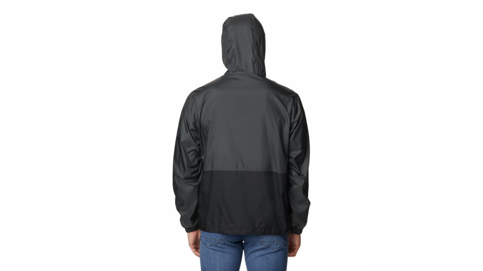 Columbia Center Ridge Windbreaker Jacket - Mens, Grill/Black, Extra Large, 1809431028Grill, BlackXL