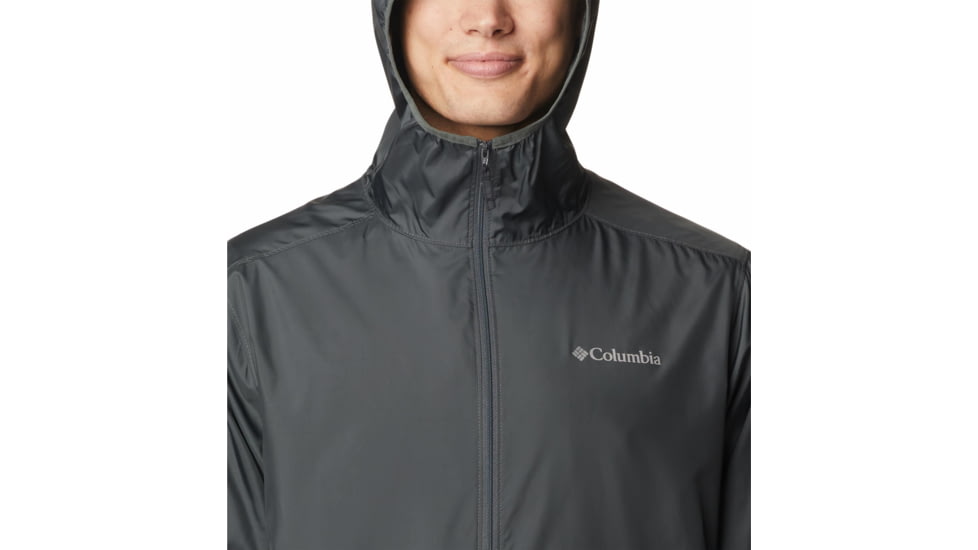 Columbia Center Ridge Windbreaker Jacket - Mens, Grill/Black, Extra Large, 1809431028Grill, BlackXL