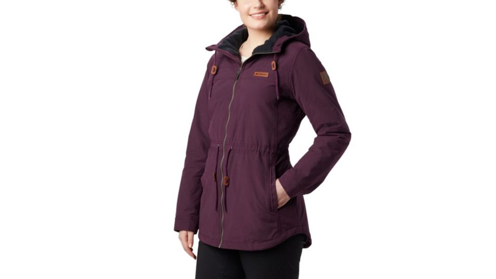 Columbia Chatfield Hill Jacket - Womens, Black Cherry, Large, 1821511522-L