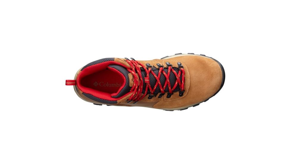 Columbia Childrens Newton Ridge Suede Hiking Boots, Elk/Mountain Red, Medium, 12, 1831362286-12