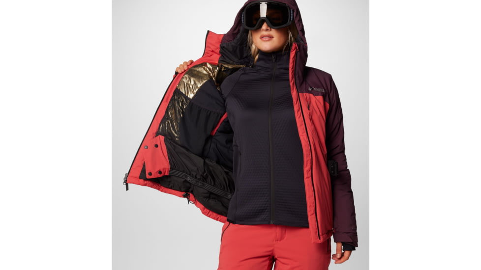 Columbia Cirque Bowl Insulated Jacket - Womens, Daredevil/Moonvista, Small, 2085591602-S