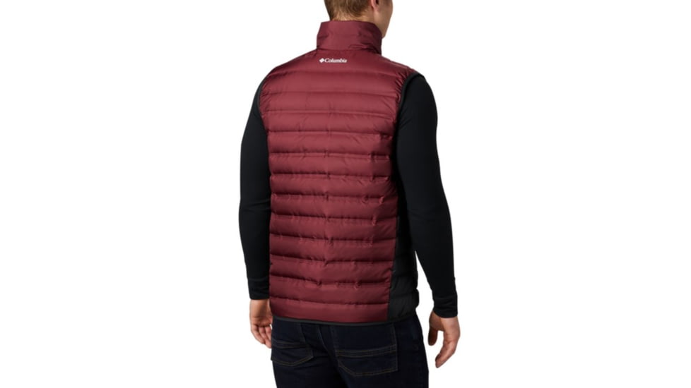 Columbia CLG Lake 22 Reversible Vest, TAM - Deep Maroon, Black, 2XL - Mens, 1809301627-XXL