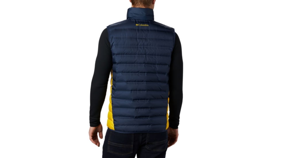 Columbia CLG Lake 22 Reversible Vest, UM - Coll Navy, Coll Yellow, 2XL - Mens, 1809301425-XXL