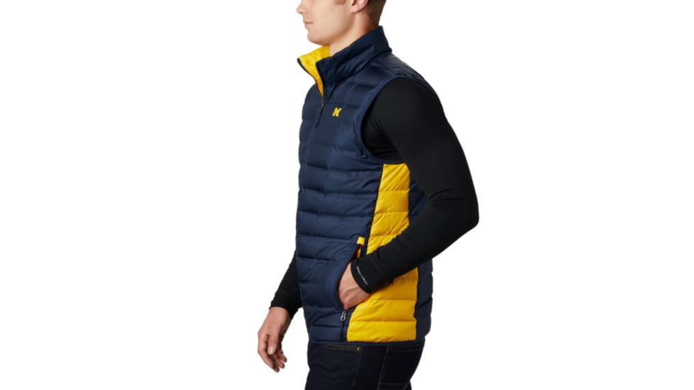 Columbia CLG Lake 22 Reversible Vest, UM - Coll Navy, Coll Yellow, 2XL - Mens, 1809301425-XXL