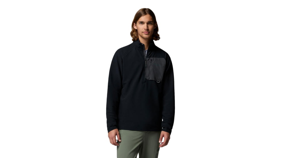 Columbia Hydroforce Lightweight Half Zip - Men's, Black, Small, 2156191010-010-S