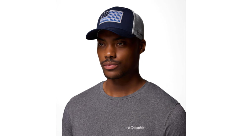 Columbia Mesh Tree Flag Ball Cap