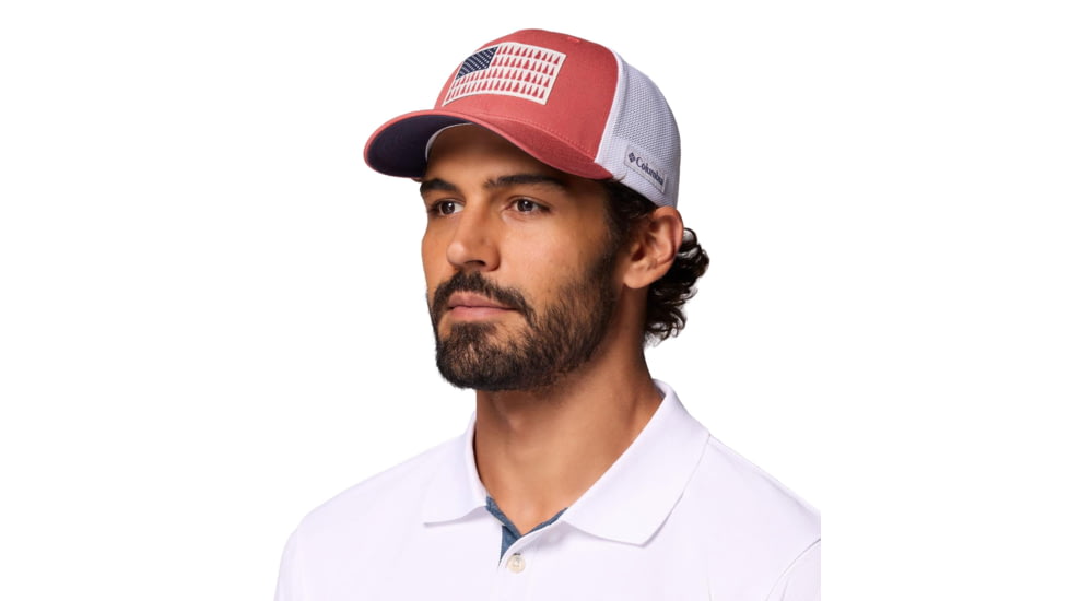 Columbia Mesh Tree Flag Ball Cap