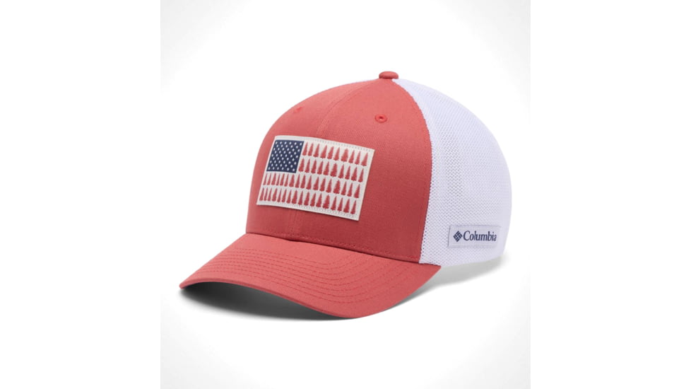 Columbia Mesh Tree Flag Ball Cap