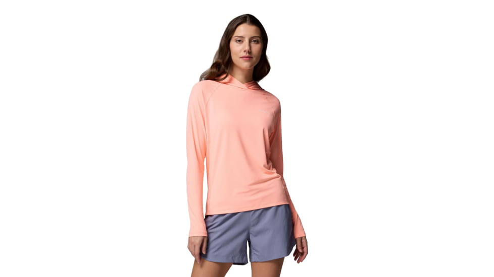Columbia PFG Solar Stream II Hoodie - Women's, Tiki Pink, Medium, 2158131807-807-M