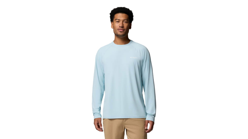 Columbia PFG Solar Stream II Long Sleeve - Men's, Marine Light, Medium, 2156291482-482-M