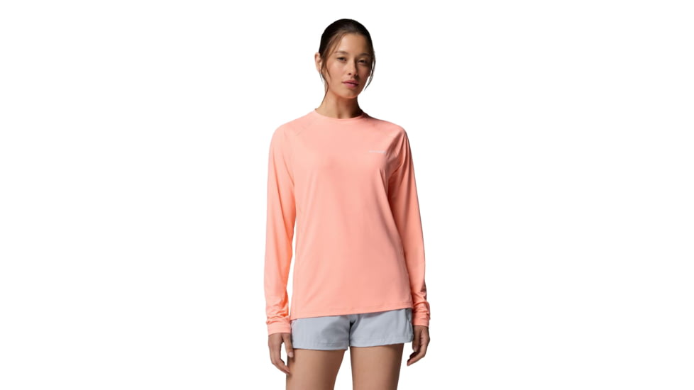Columbia PFG Solar Stream II Long Sleeve - Women's, Tiki Pink, Large, 2158141807-807-L