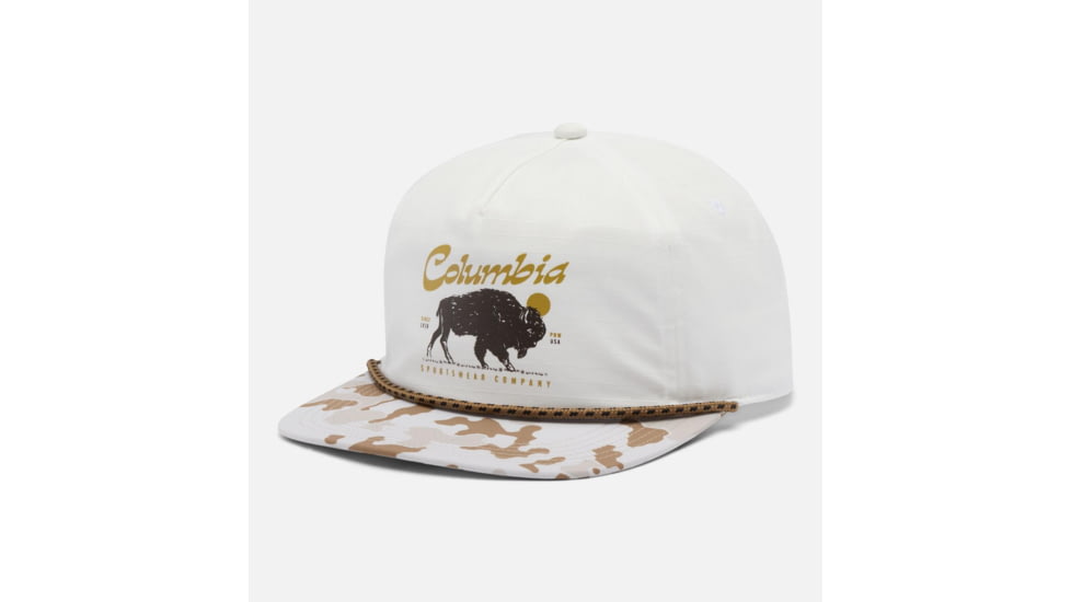 Columbia Ratchet Strap Snap Back, Sea Salt/Mid Range Camo/Buffalo, One Size, 2070981126-126-O/S