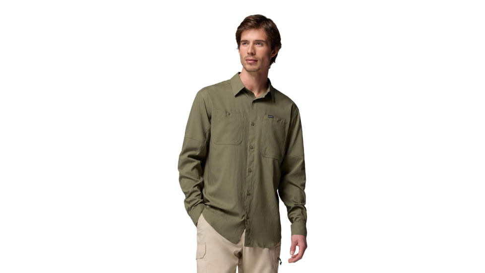 Columbia Silver Ridge Utility II Long Sleeve Shirt - Men's, Stone Green, Medium, 2157291397-397-M