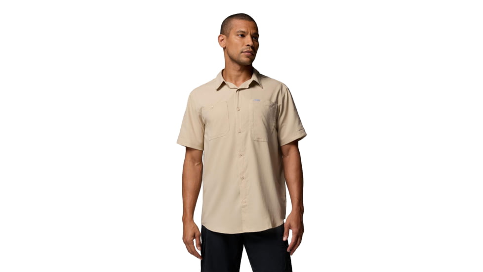 Columbia Silver Ridge Utility II Short Sleeve Shirt - Men's, Ancient Fossil, Large, 2157321271-271-L