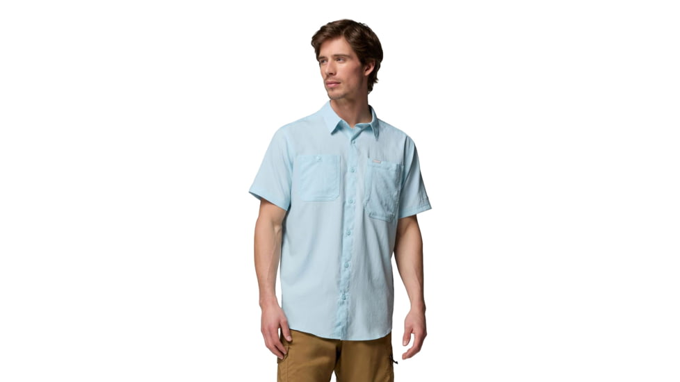 Columbia Silver Ridge Utility II Short Sleeve Shirt - Men's, Marine Light, Large, 2157321482-482-L