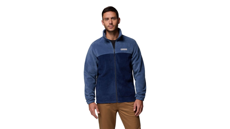 Columbia Steens Mountain 2.0 Full Zip Fleece Jacket - Men's, Dark Mountain/Collegiate Navy, 2XL, 1476671479-479-XXL