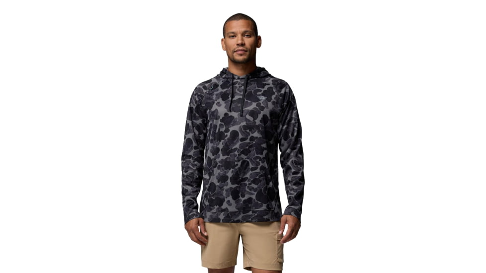 Columbia Wild Cast Camp Hoodie - Men's, Shark Deltawoods, 2XL, 2120191012-012-XXL