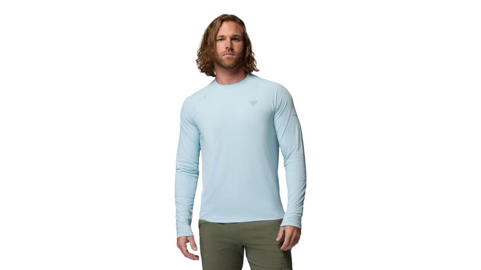 Columbia Wild Cast Sun Shirt - Men's, Marine Light, Large, 2120841482-482-L