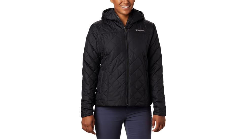 Columbia Copper Crest Hooded Jacket - Womens, Black, 2XL, 1761431010BlackXXL