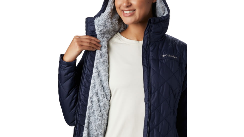 Columbia Copper Crest Hooded Jacket - Womens, Dark Nocturnal, Medium, 1761431472Dark NocturnalM