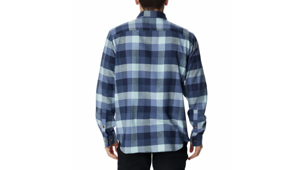 Columbia Cornell Woods Flannel Long Sleeve Shirt - Mens, Dark Mountain Buffalo Check, Large, 1617951482DkMtnBflCckL