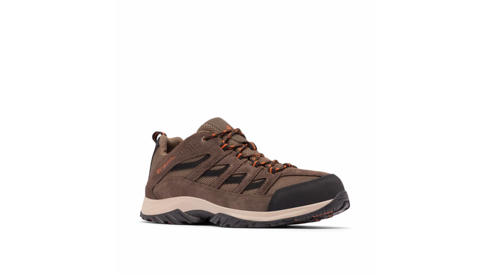 Columbia Crestwood Hiking Shoes - Mens, Camo Brown/Heatwave, 9, 1781y