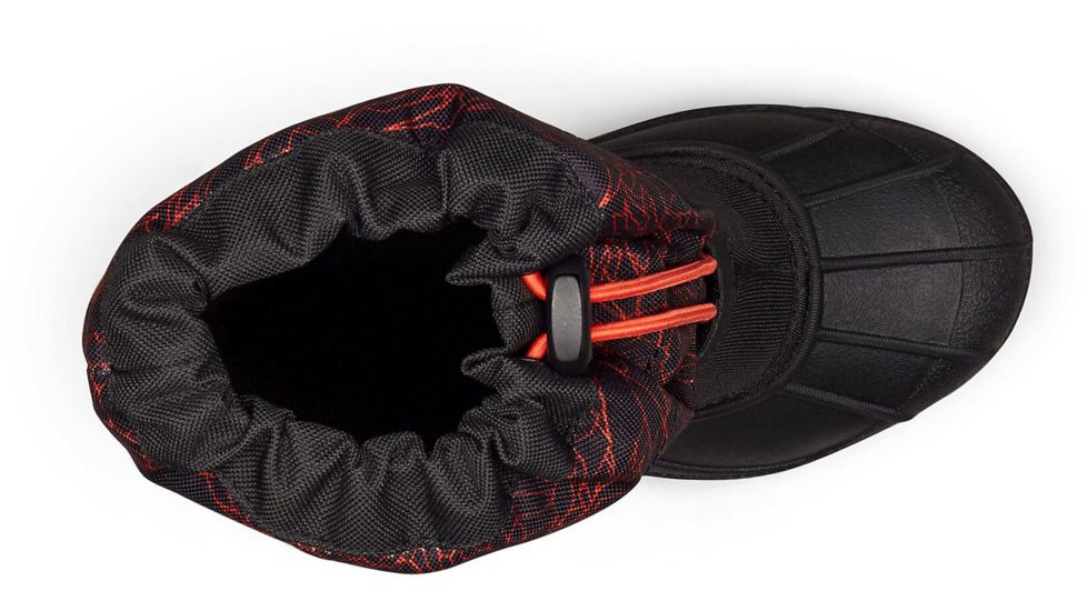 Columbia Childrens Powderbug Plus II Print Winter Boots - Kids, Shark, Emperor, Medium, 13, 1637882018-13