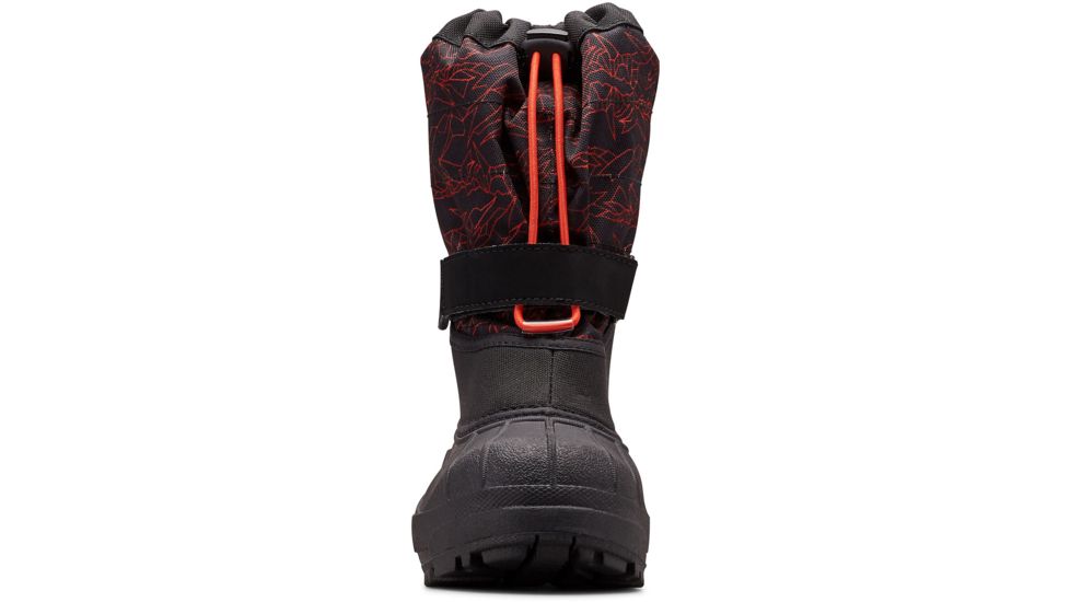 Columbia Childrens Powderbug Plus II Print Winter Boots - Kids, Shark, Emperor, Medium, 13, 1637882018-13