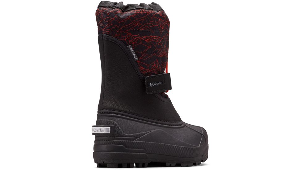 Columbia Childrens Powderbug Plus II Print Winter Boots - Kids, Shark, Emperor, Medium, 13, 1637882018-13