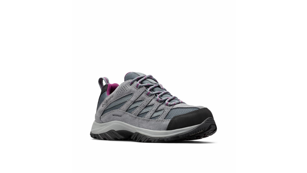 Columbia Crestwood Waterproof Hiking Shoes - Womens, Graphite/Wild Iris, 9.5, 1765411 Iris9