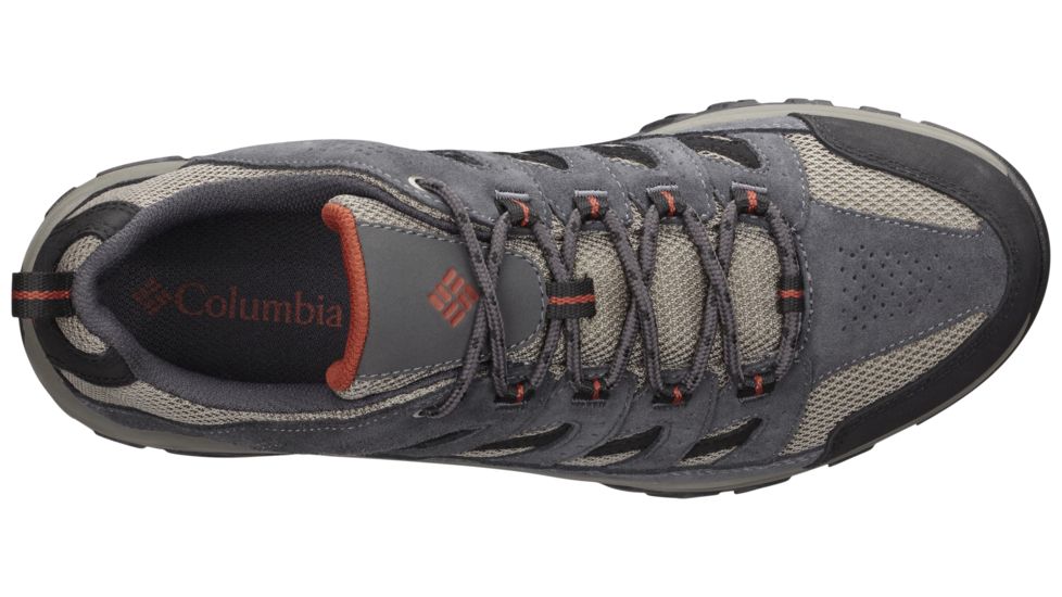 Columbia Crestwood Wide - Mens, Quarry, Rusty, Wide, 10.5, 1781182052-10.5