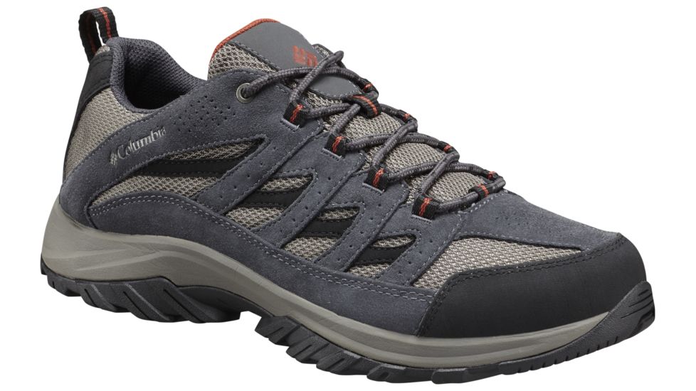 Columbia Crestwood Wide - Mens, Quarry, Rusty, Wide, 10.5, 1781182052-10.5
