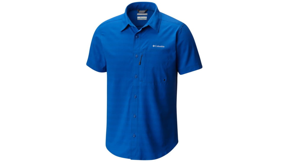 Columbia Cypress Ridge Short Sleeve Shirt - Mens, Azul, L 1768711437L