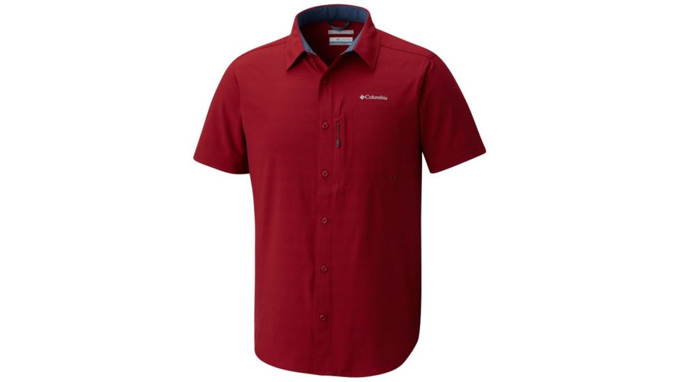 Columbia Cypress Ridge Short Sleeve Shirt - Mens, Red Element, M 1768711611M