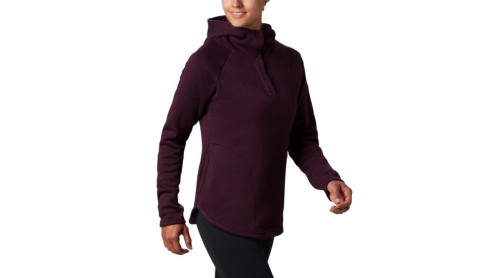 Columbia Darling Days II Pullover Hoodie - Womens, Black Cherry, Extra Small, 1802581522-XS