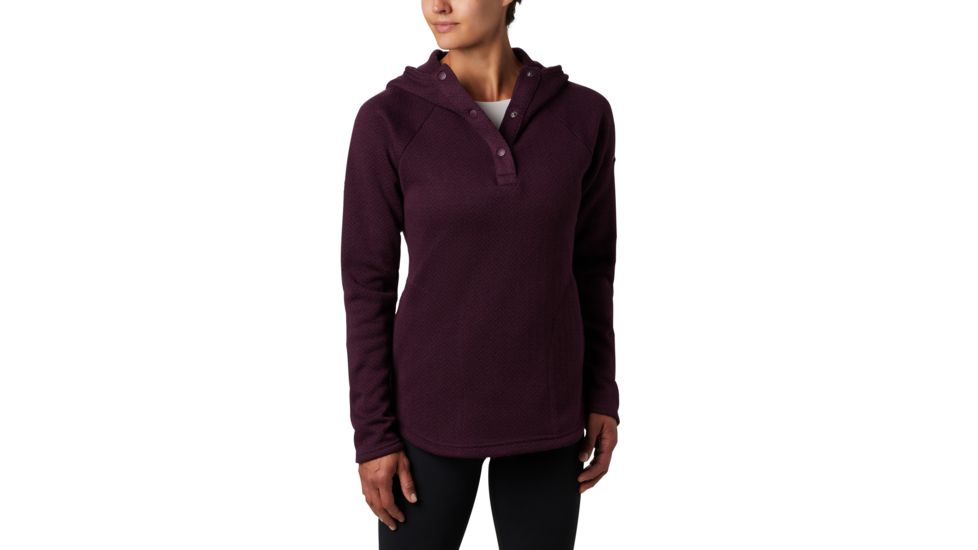 Columbia Darling Days II Pullover Hoodie - Womens, Black Cherry, Extra Small, 1802581522-XS