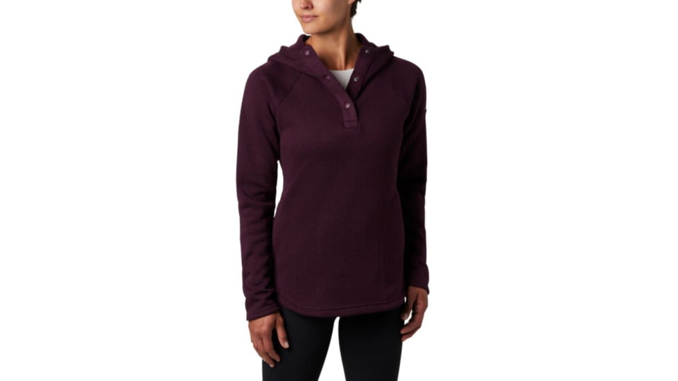 Columbia Darling Days II Pullover Hoodie - Womens, Black Cherry, Extra Small, 1802581522-XS