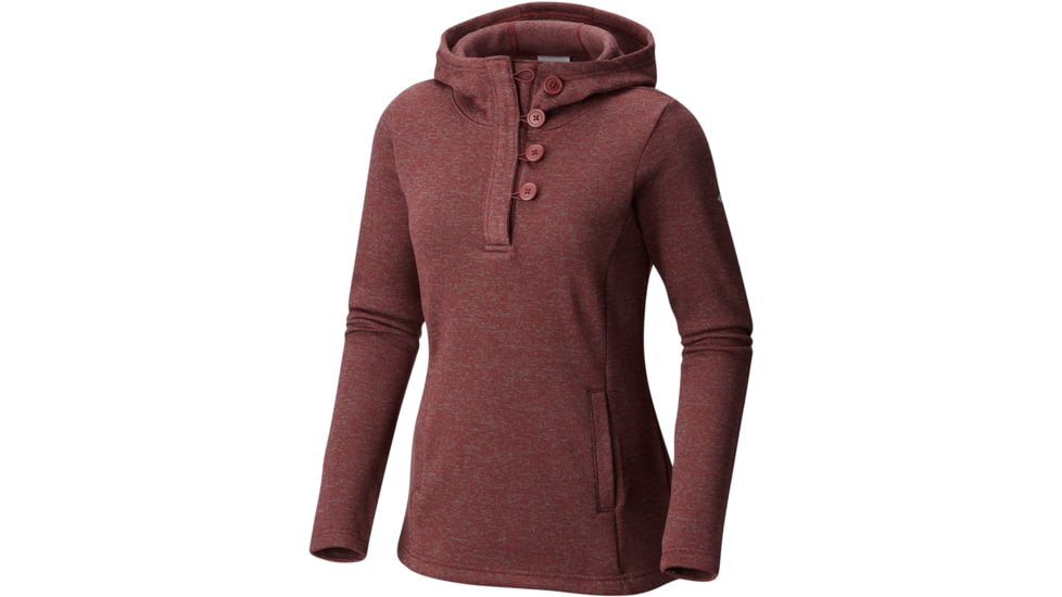 Columbia Darling Days Pullover Hoodie - Women's-Bloodstone Heather-X-Large