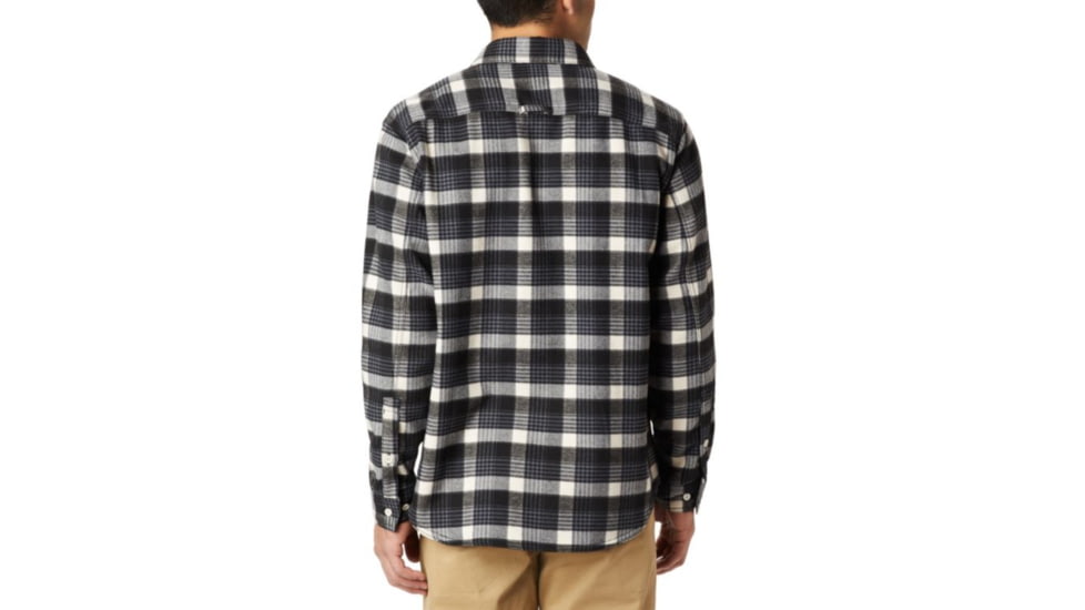 Columbia Deschutes River Heavyweight Flannel - Mens, Black Medium Plaid, Extra Large, 1736221010-XL