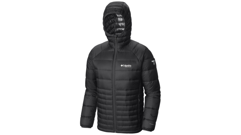 Columbia Diamond 890 TurboDown Jacket - Men's-Black-Small